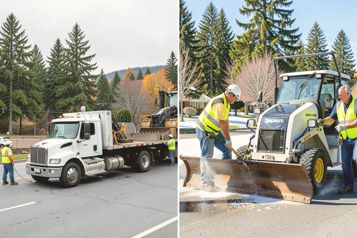 Rain Garden Maintenance in Bothell, King County, WA - Inspect plantings, mulch depth, and inlet and overflow points