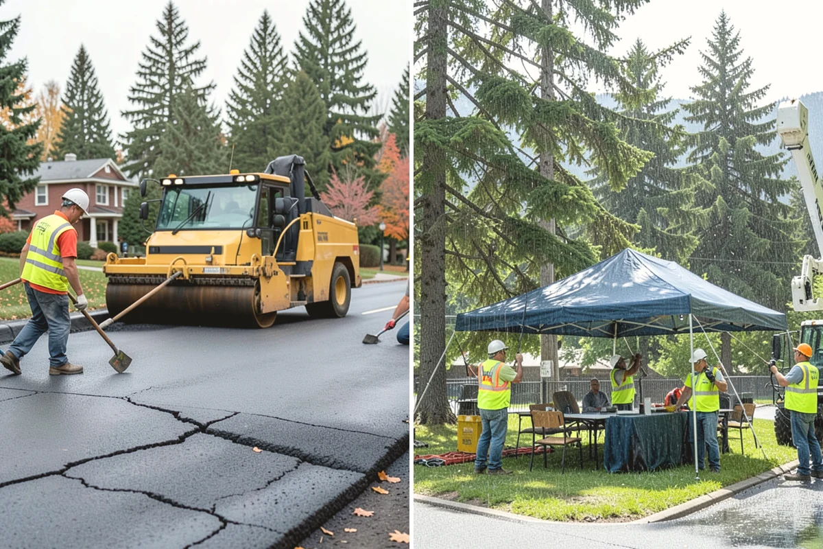 Rain Garden Maintenance in Burien, King County, WA - Inspect plantings, mulch depth, and inlet and overflow points
