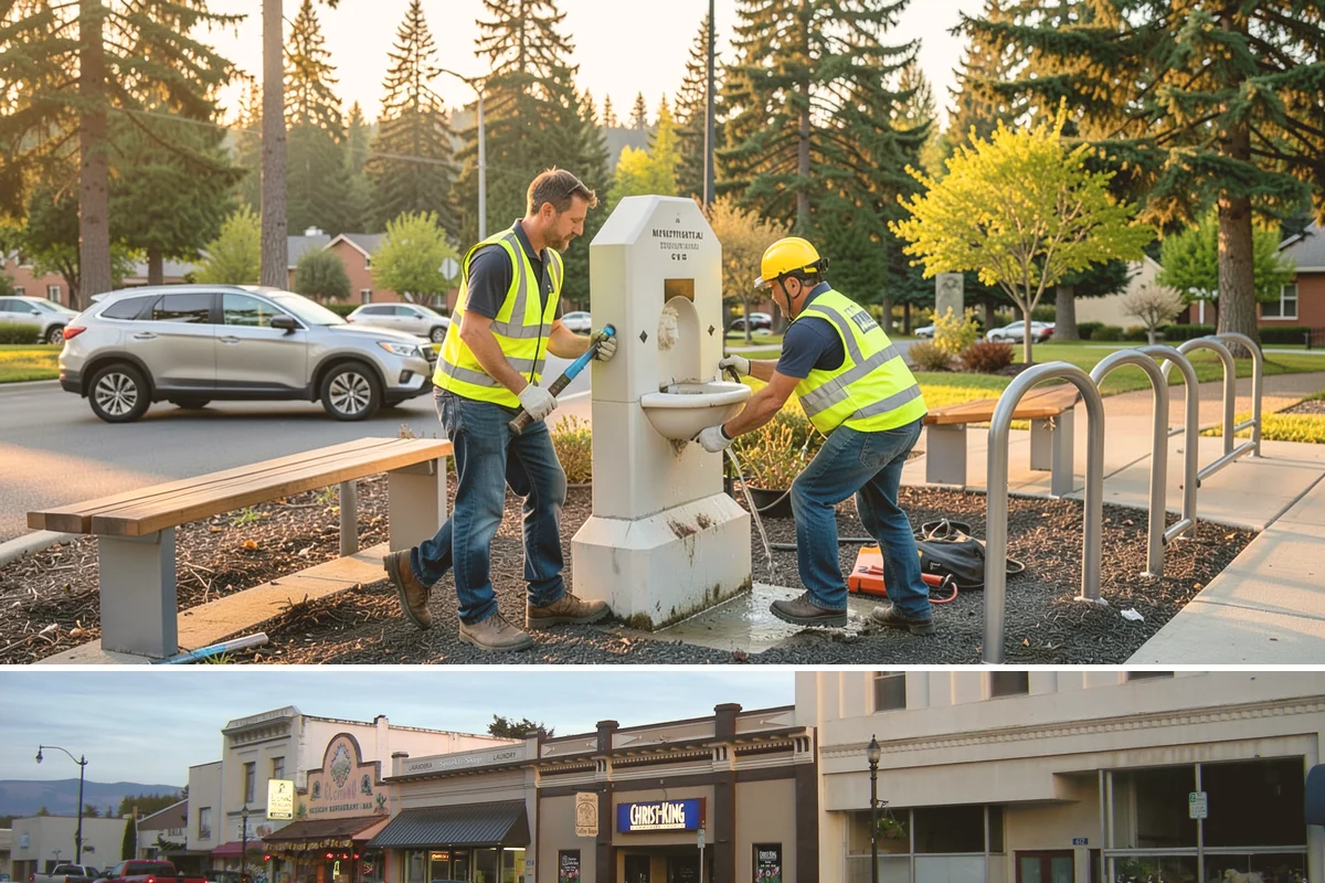 Rain Garden Maintenance in Burlington, Skagit County, WA - Planting and mulching are scheduled for spring and early fall, aligning with the wet planting window Pacific Northwest natives...