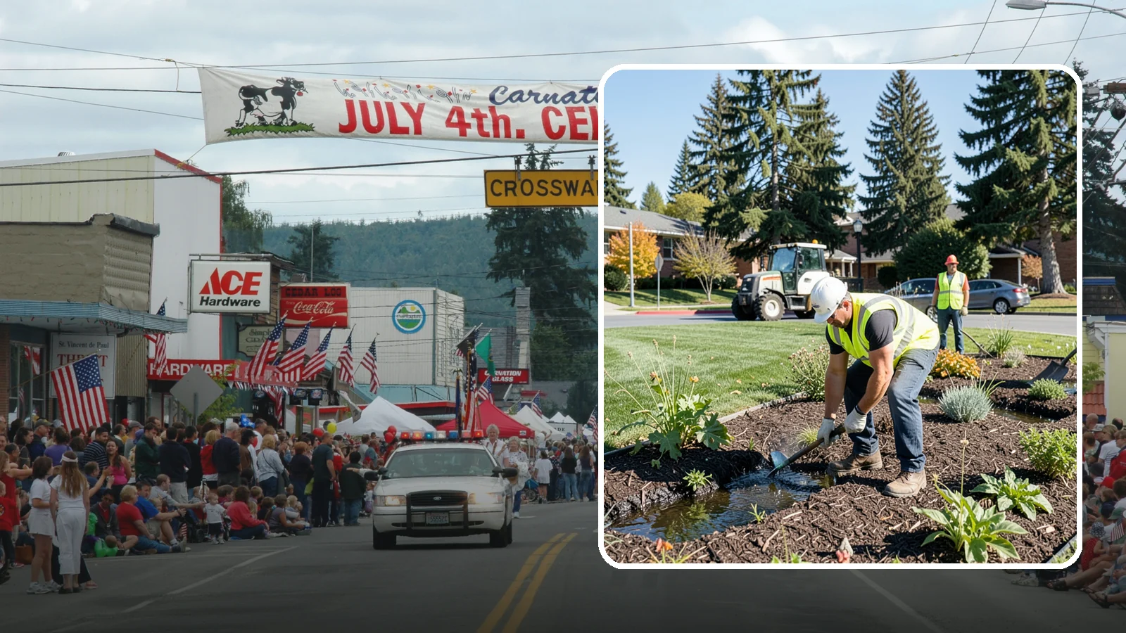 Rain Garden Maintenance in Carnation, King County, WA - Upkeep of rain garden plantings, mulch, and infiltration surfaces to preserve treatment function.