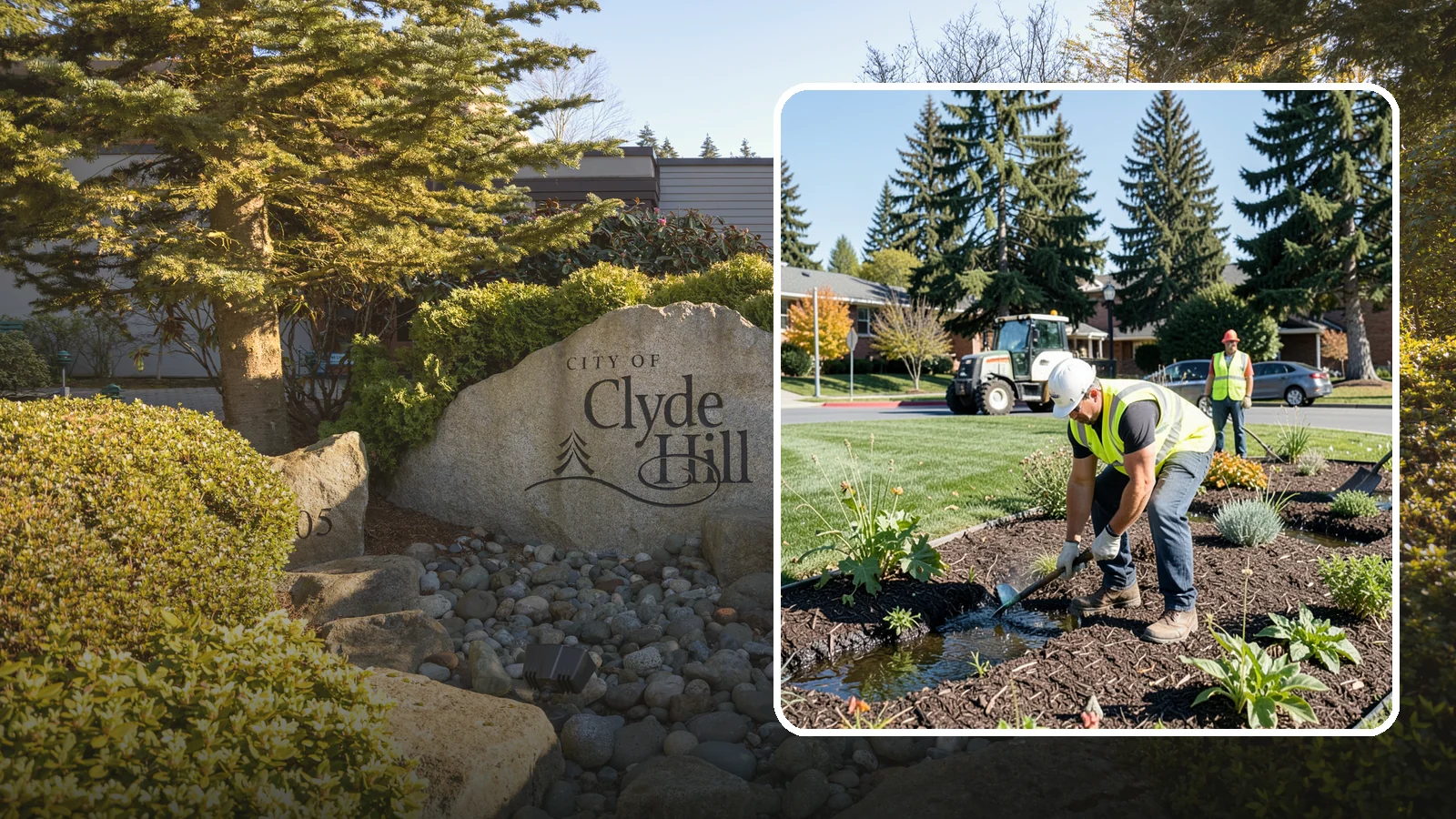 Rain Garden Maintenance in Clyde Hill, King County, WA - Upkeep of rain garden plantings, mulch, and infiltration surfaces to preserve treatment function.