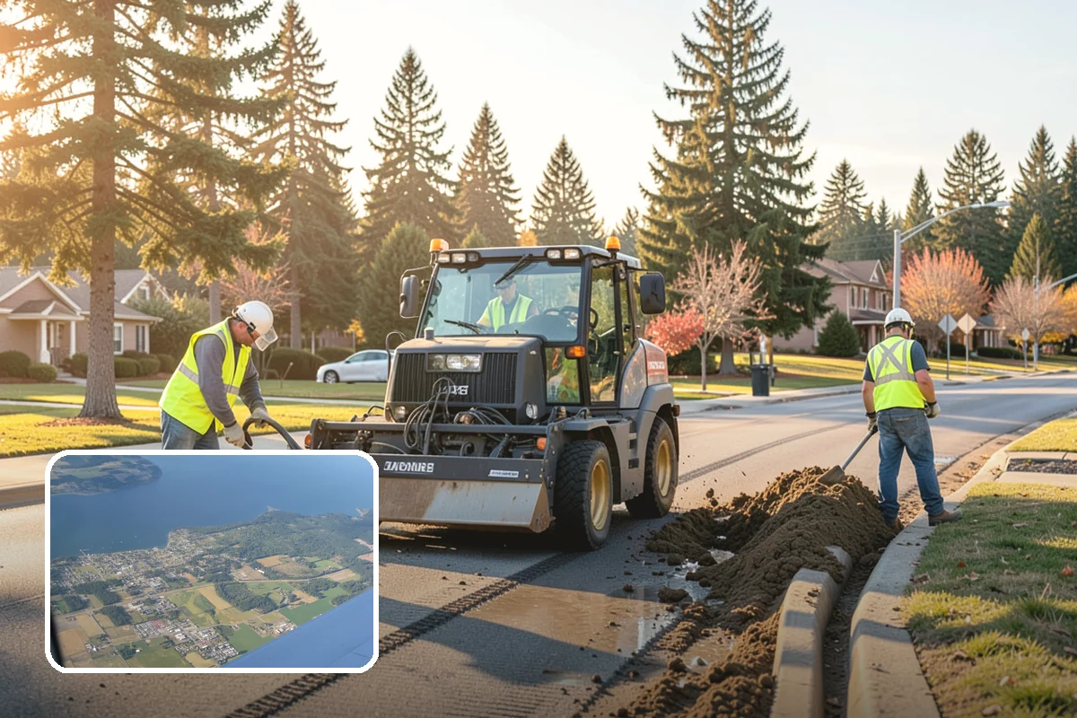 Rain Garden Maintenance in Coupeville, Island County, WA - Preserved infiltration and treatment performance