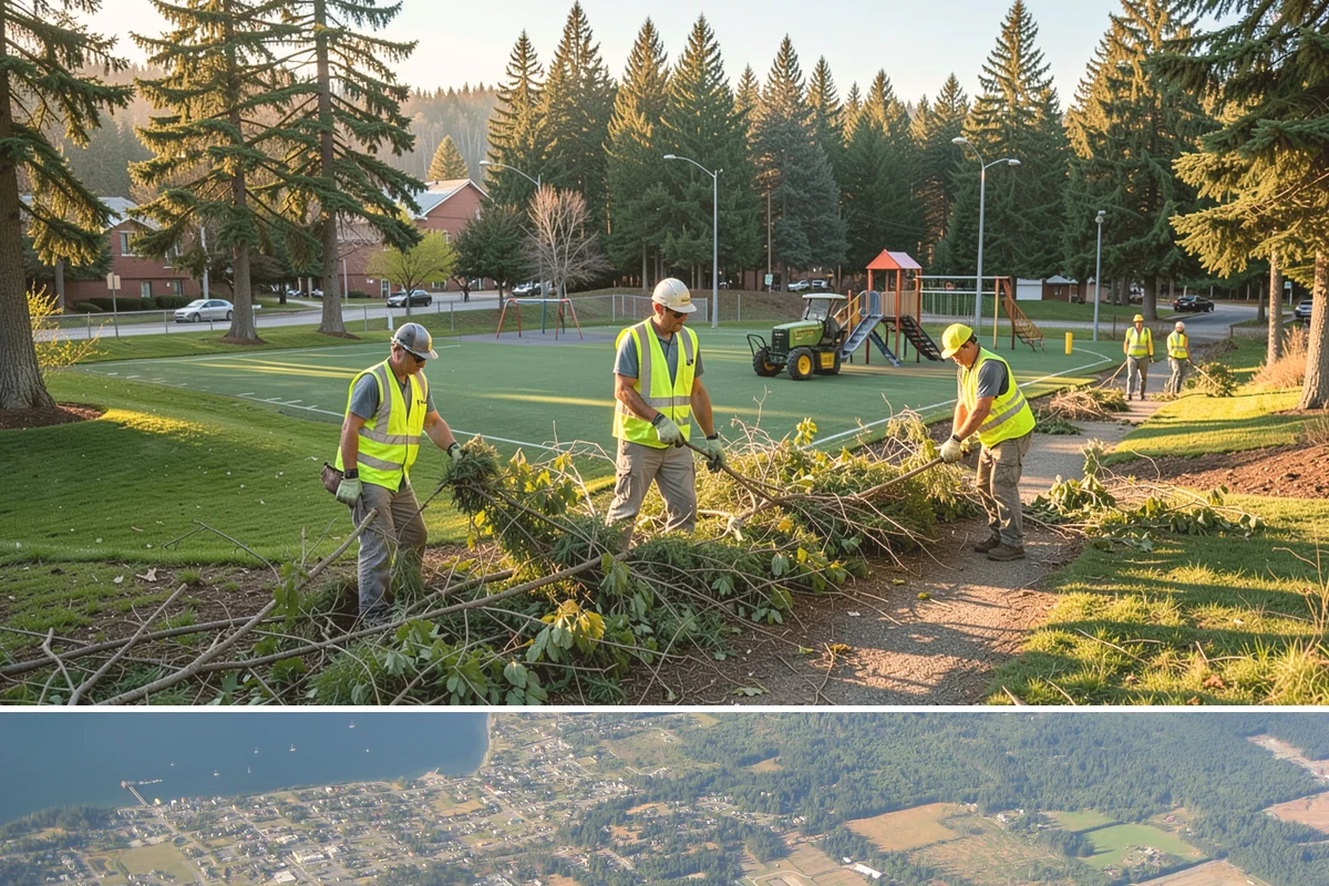 Rain Garden Maintenance in Coupeville, Island County, WA - Planting and mulching are scheduled for spring and early fall, aligning with the wet planting window Pacific Northwest natives...