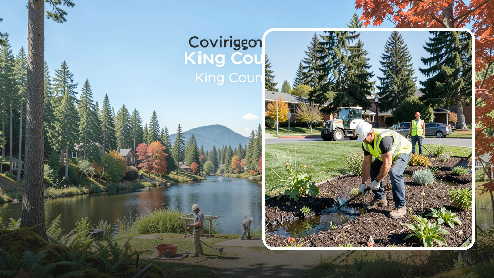 Rain Garden Maintenance in Covington, King County, WA - Upkeep of rain garden plantings, mulch, and infiltration surfaces to preserve treatment function.