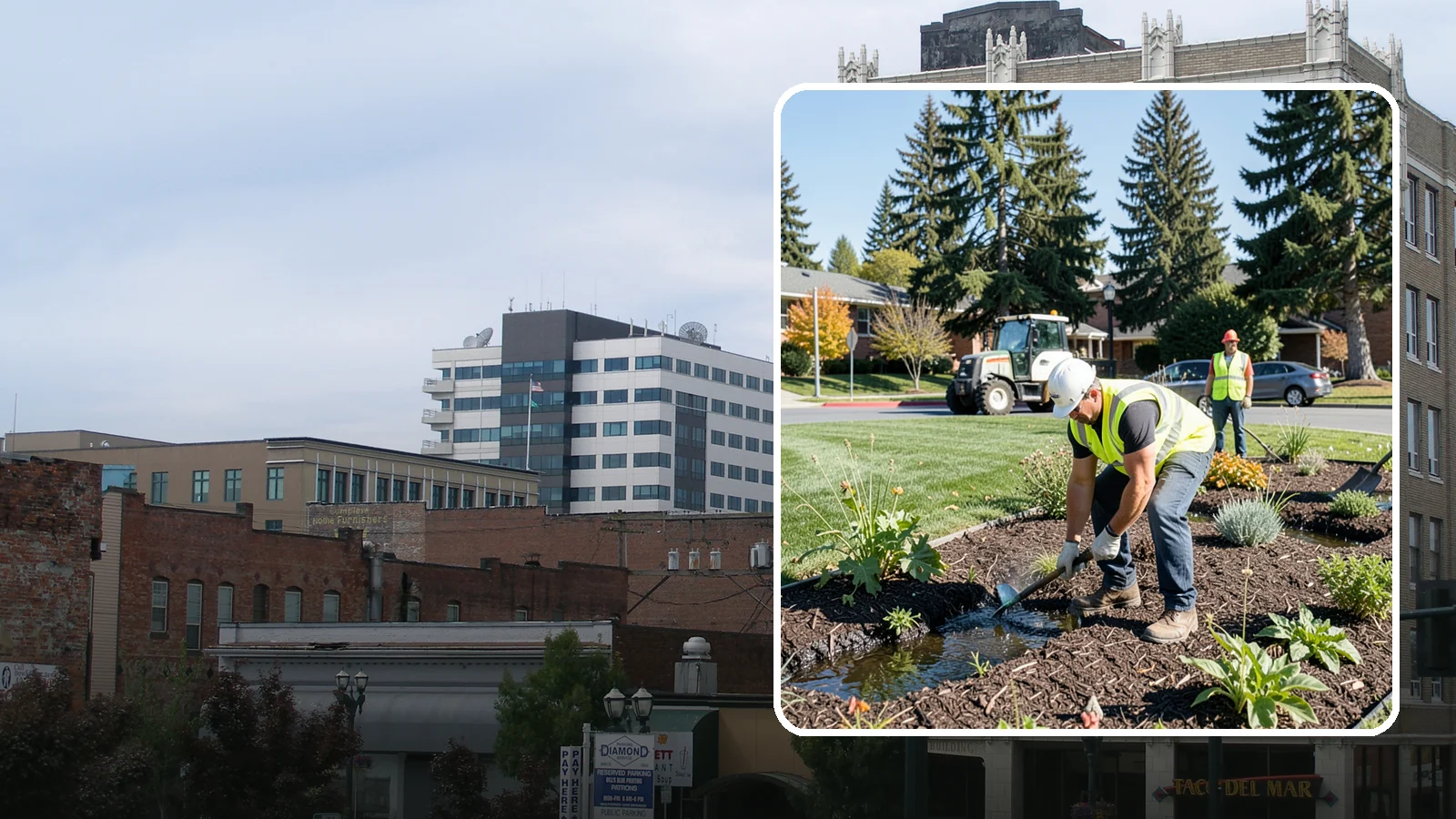 Rain Garden Maintenance in Everett, Snohomish County, WA - Upkeep of rain garden plantings, mulch, and infiltration surfaces to preserve treatment function.