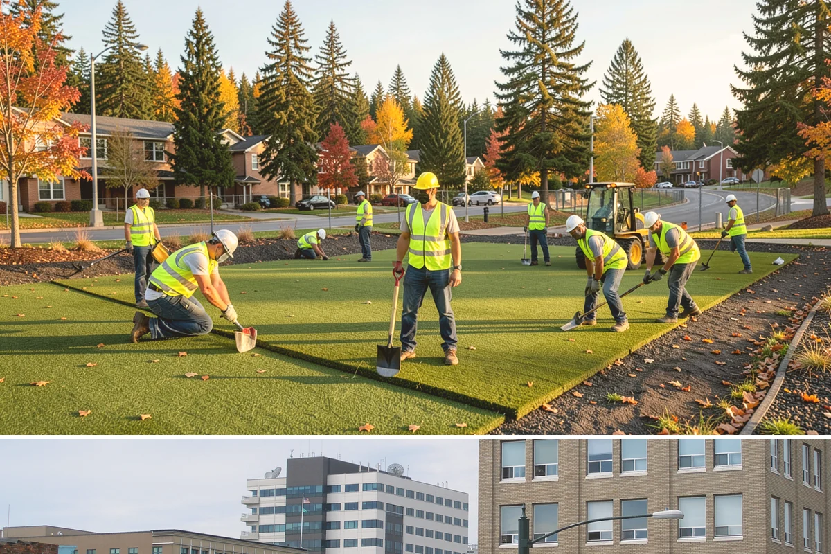Rain Garden Maintenance in Everett, Snohomish County, WA - Planting and mulching are scheduled for spring and early fall, aligning with the wet planting window Pacific Northwest natives...