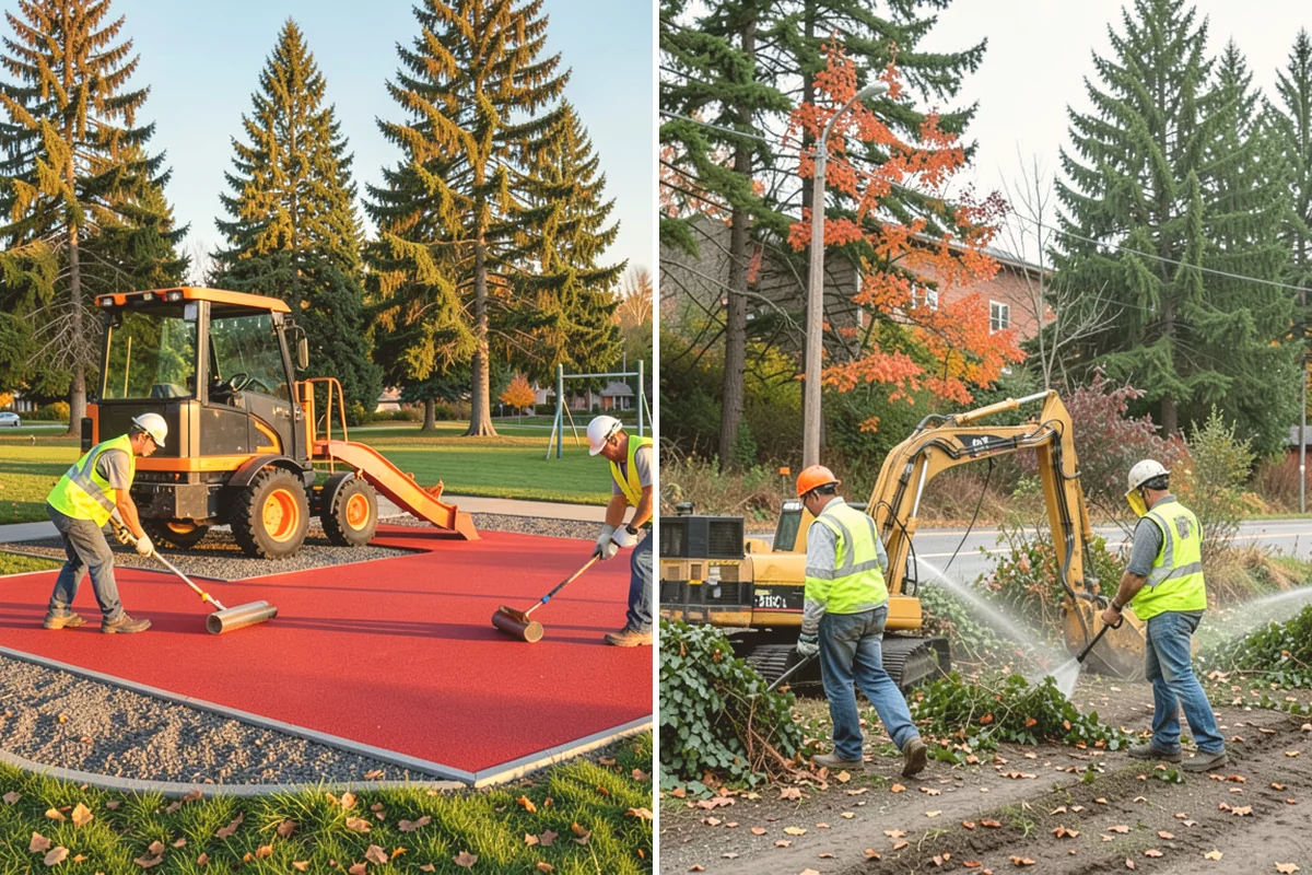 Rain Garden Maintenance in Fife, Pierce County, WA - Inspect plantings, mulch depth, and inlet and overflow points