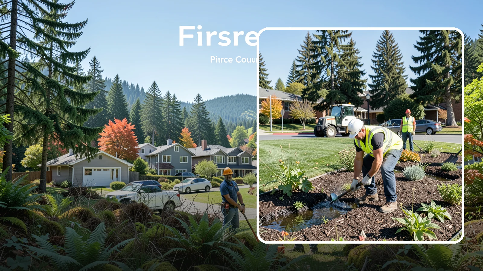 Rain Garden Maintenance in Fircrest, Pierce County, WA - Upkeep of rain garden plantings, mulch, and infiltration surfaces to preserve treatment function.