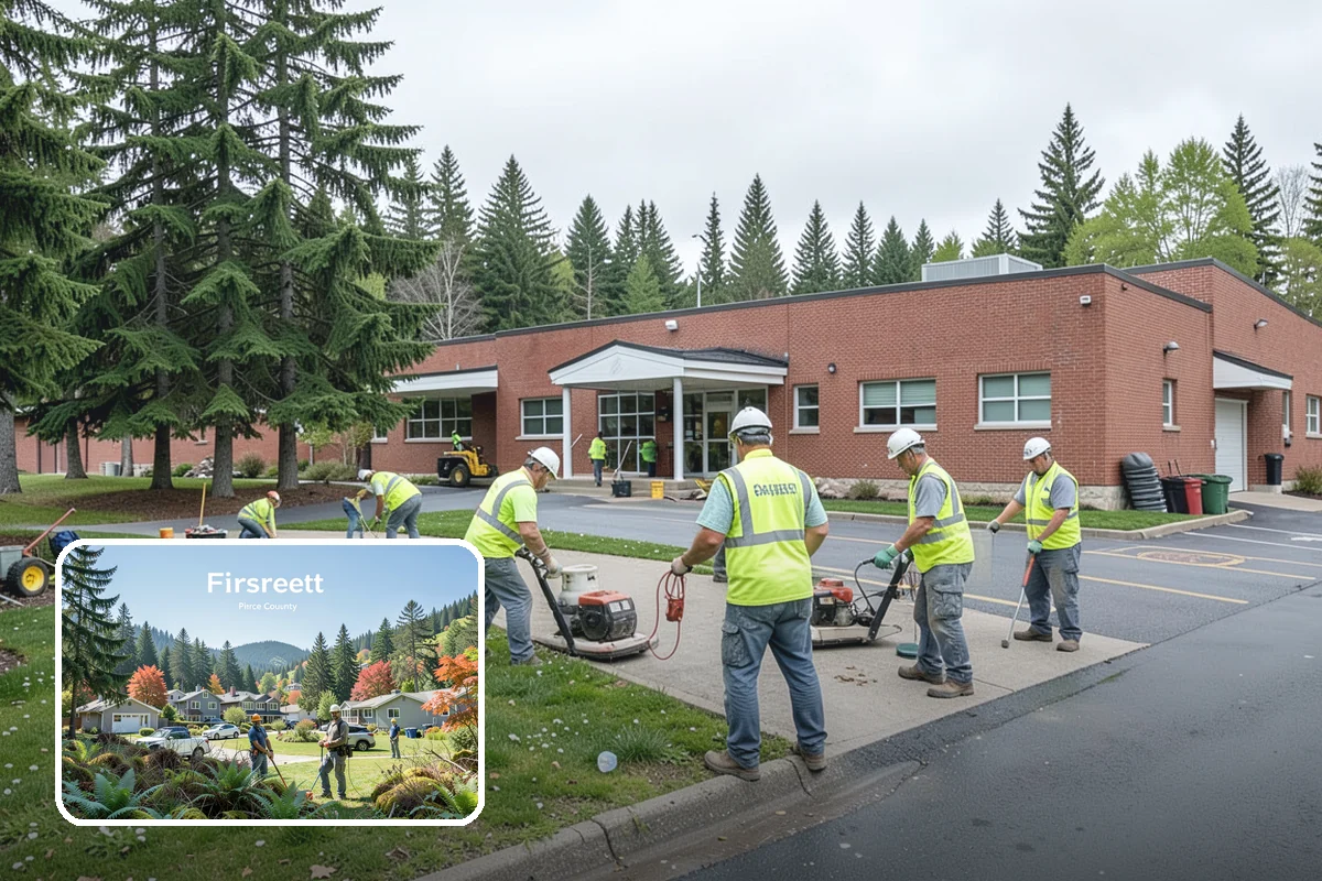 Rain Garden Maintenance in Fircrest, Pierce County, WA - Preserved infiltration and treatment performance