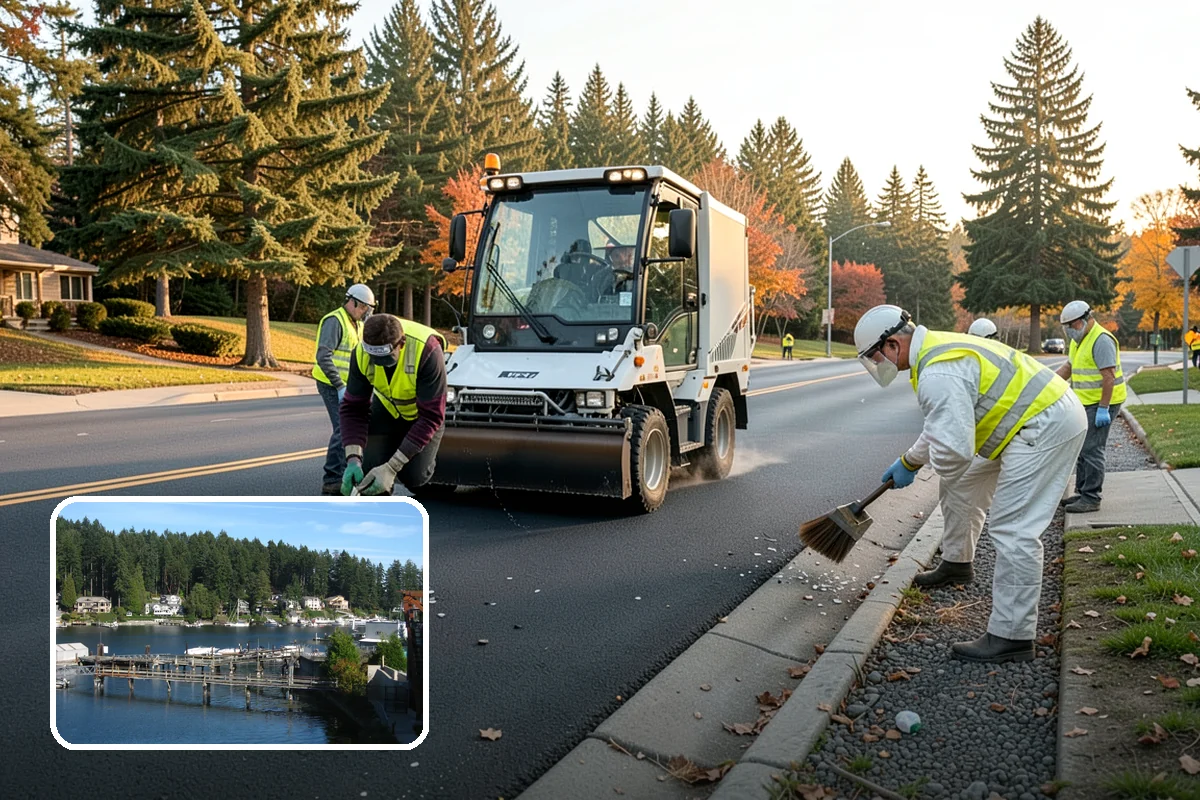 Rain Garden Maintenance in Gig Harbor, Pierce County, WA - Preserved infiltration and treatment performance