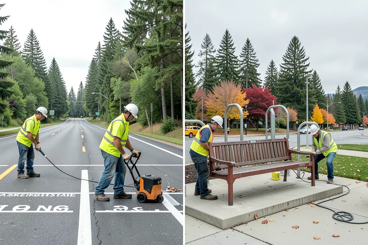 Rain Garden Maintenance in Gig Harbor, Pierce County, WA - Inspect plantings, mulch depth, and inlet and overflow points