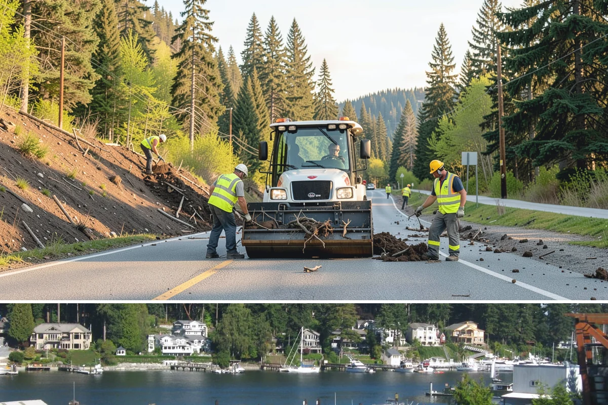 Rain Garden Maintenance in Gig Harbor, Pierce County, WA - Planting and mulching are scheduled for spring and early fall, aligning with the wet planting window Pacific Northwest natives...