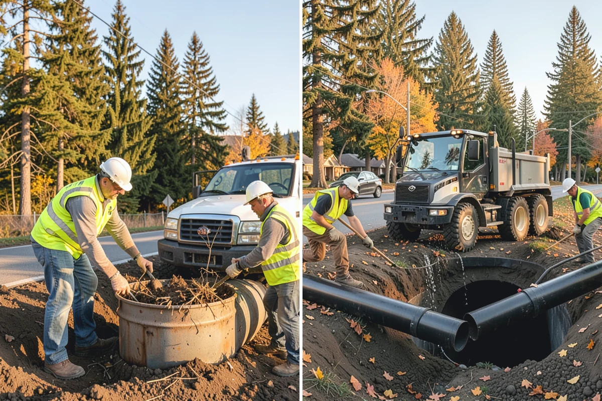 Rain Garden Maintenance in Granite Falls, Snohomish County, WA - Inspect plantings, mulch depth, and inlet and overflow points