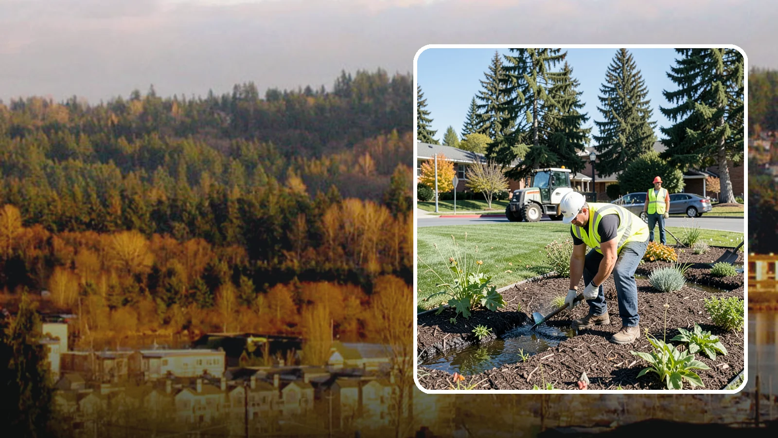 Rain Garden Maintenance in Kenmore, King County, WA - Upkeep of rain garden plantings, mulch, and infiltration surfaces to preserve treatment function.