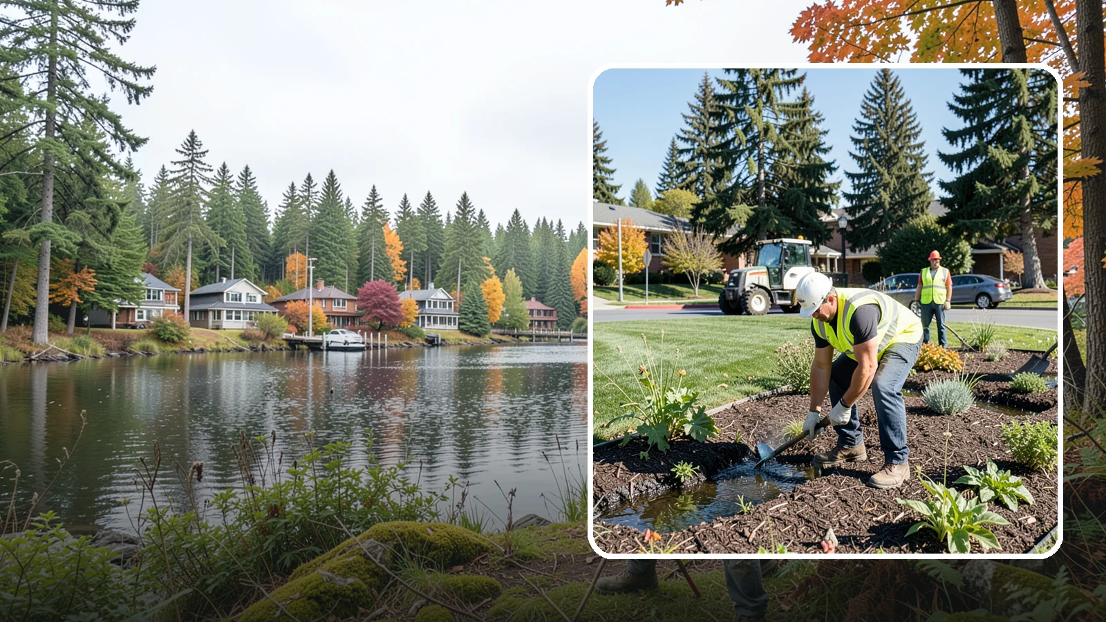 Rain Garden Maintenance in La Conner, Skagit County, WA - Upkeep of rain garden plantings, mulch, and infiltration surfaces to preserve treatment function.