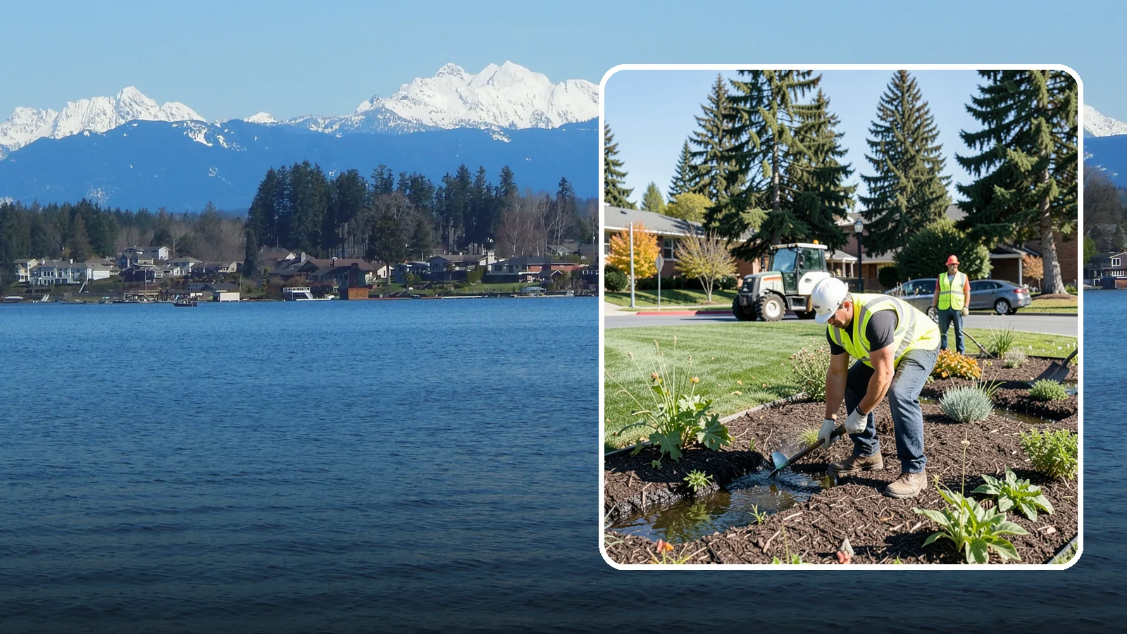 Rain Garden Maintenance in Lake Stevens, Snohomish County, WA - Upkeep of rain garden plantings, mulch, and infiltration surfaces to preserve treatment function.