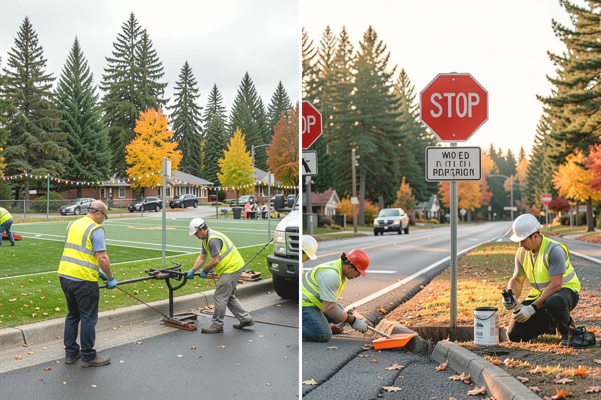 Rain Garden Maintenance in Lake Stevens, Snohomish County, WA - Inspect plantings, mulch depth, and inlet and overflow points