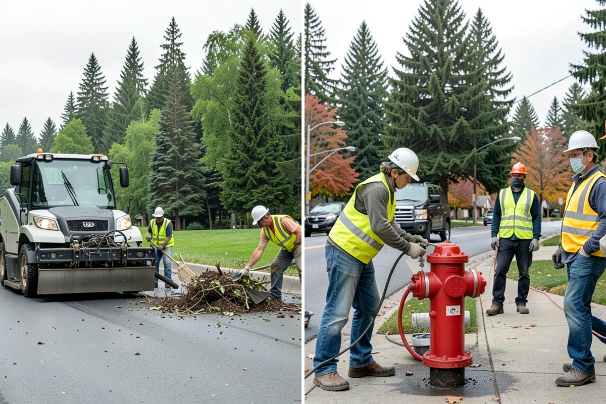 Rain Garden Maintenance in Lakewood, Pierce County, WA - Inspect plantings, mulch depth, and inlet and overflow points