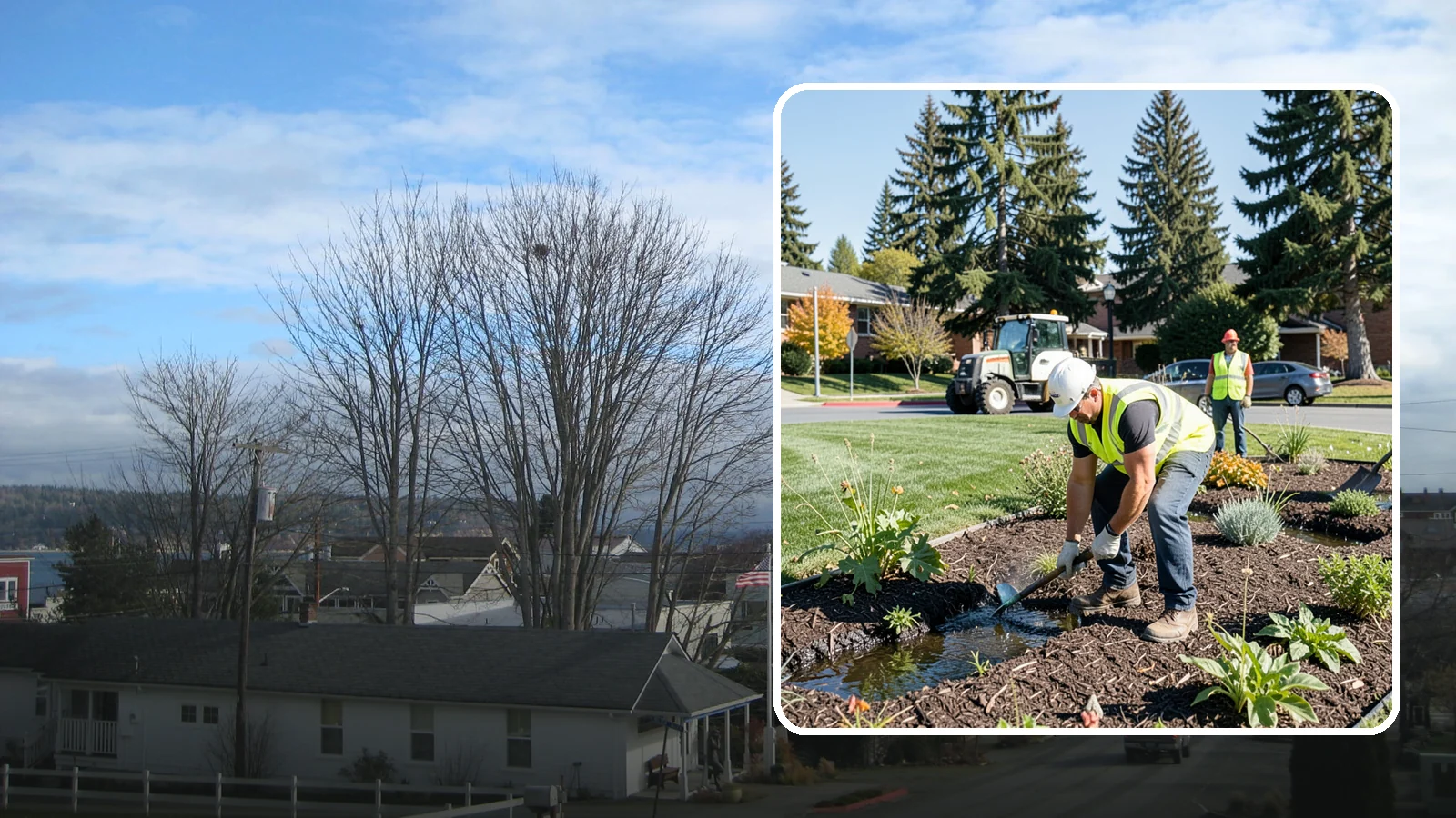 Rain Garden Maintenance in Langley, Island County, WA - Upkeep of rain garden plantings, mulch, and infiltration surfaces to preserve treatment function.