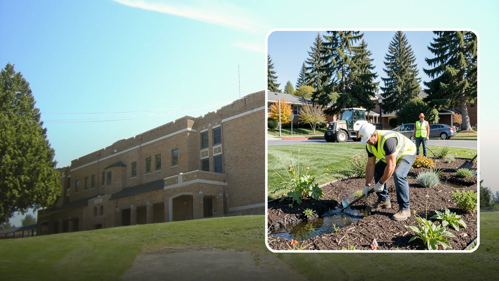 Rain Garden Maintenance in Maple Valley, King County, WA - Upkeep of rain garden plantings, mulch, and infiltration surfaces to preserve treatment function.