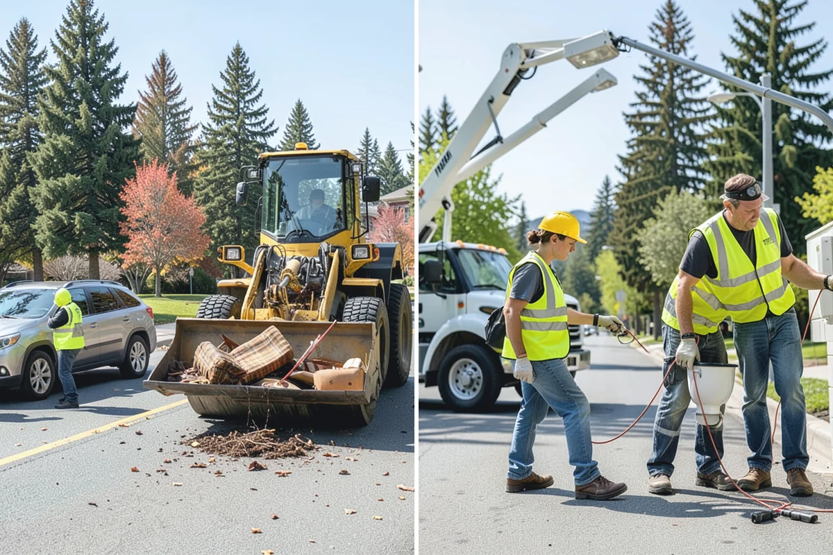 Rain Garden Maintenance in Marysville, Snohomish County, WA - Inspect plantings, mulch depth, and inlet and overflow points
