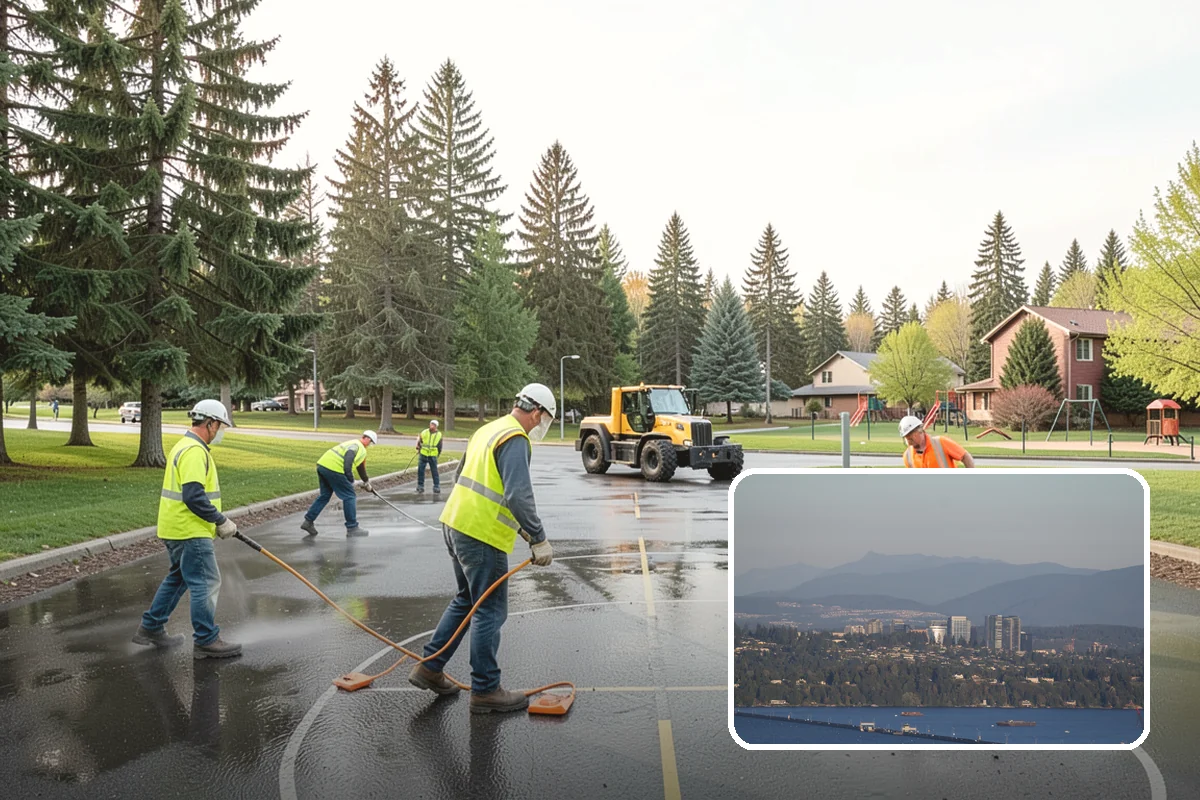 Rain Garden Maintenance in Medina, King County, WA - Preserved infiltration and treatment performance