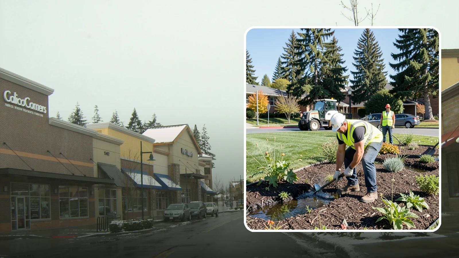 Rain Garden Maintenance in Mill Creek, Snohomish County, WA - Upkeep of rain garden plantings, mulch, and infiltration surfaces to preserve treatment function.