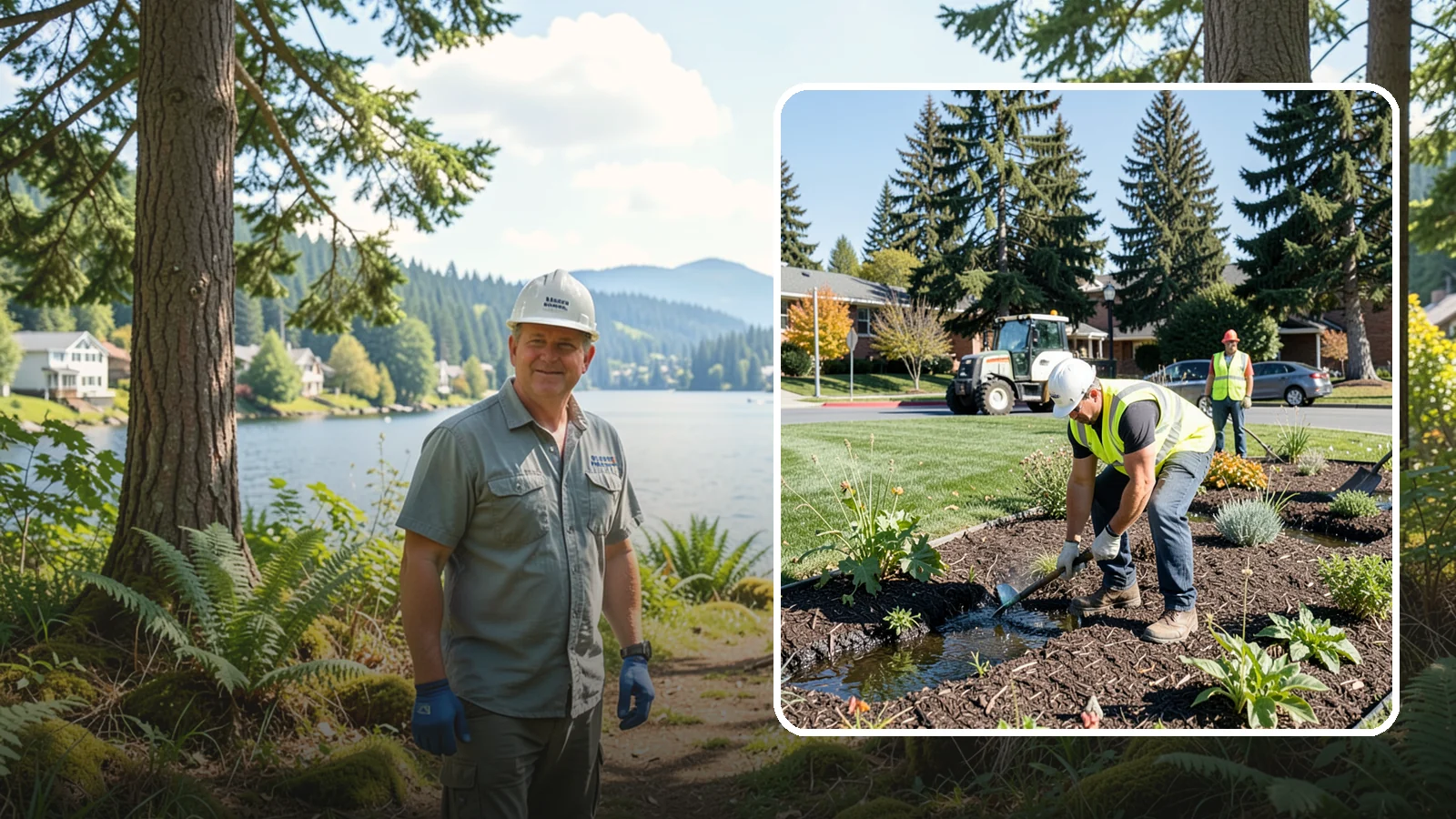 Rain Garden Maintenance in Milton, King County, WA - Upkeep of rain garden plantings, mulch, and infiltration surfaces to preserve treatment function.