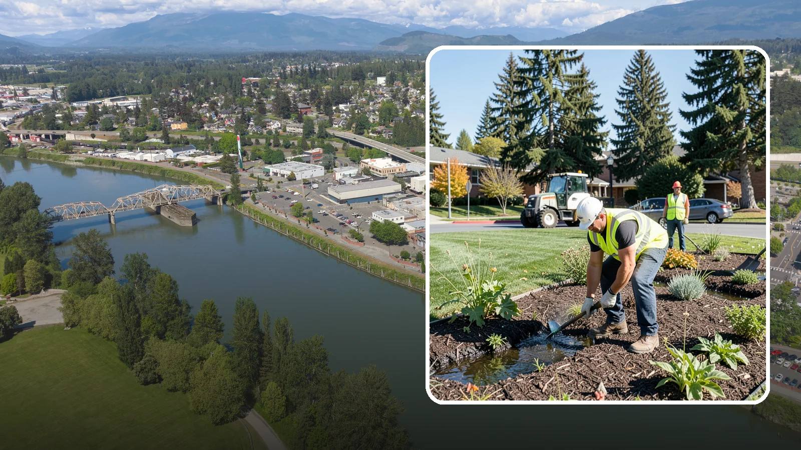 Rain Garden Maintenance in Mount Vernon, Skagit County, WA - Upkeep of rain garden plantings, mulch, and infiltration surfaces to preserve treatment function.
