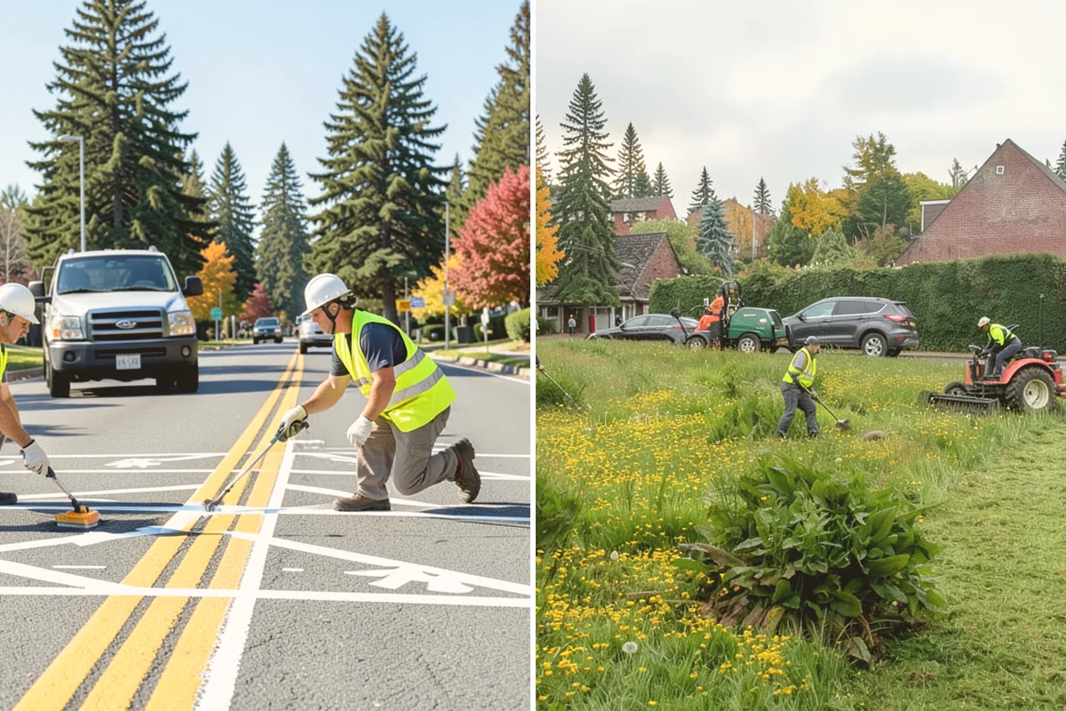 Rain Garden Maintenance in Mount Vernon, Skagit County, WA - Inspect plantings, mulch depth, and inlet and overflow points