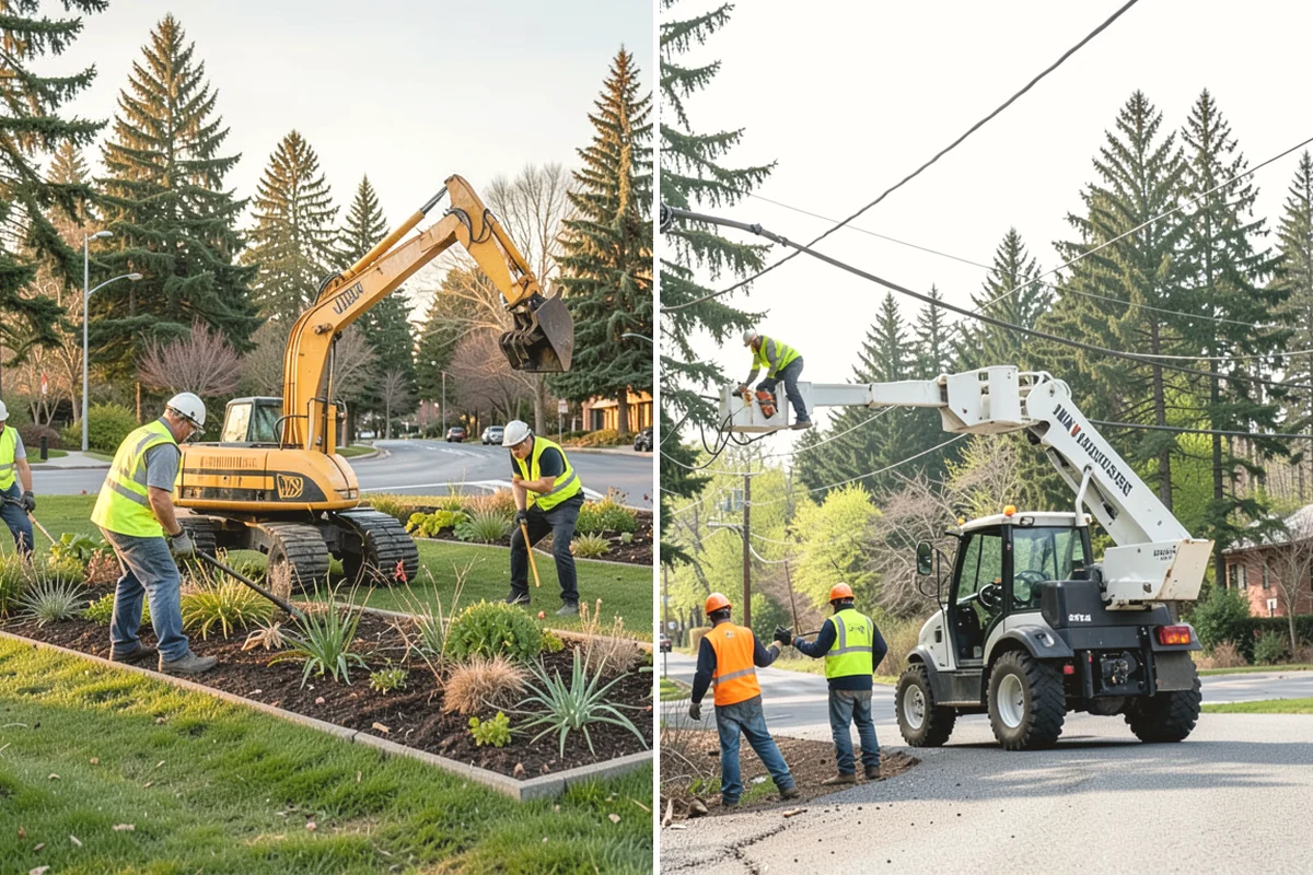 Rain Garden Maintenance in Mountlake Terrace, Snohomish County, WA - Inspect plantings, mulch depth, and inlet and overflow points