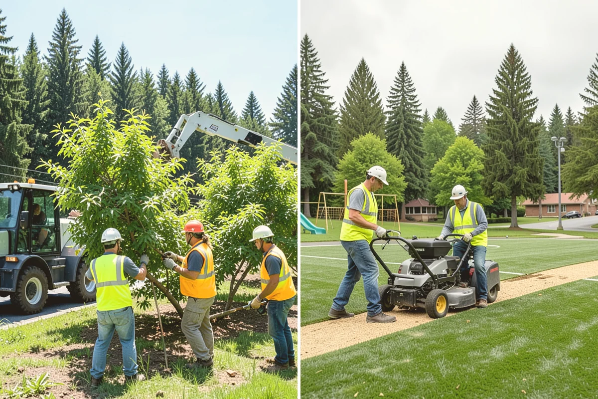 Rain Garden Maintenance in Orting, Pierce County, WA - Inspect plantings, mulch depth, and inlet and overflow points