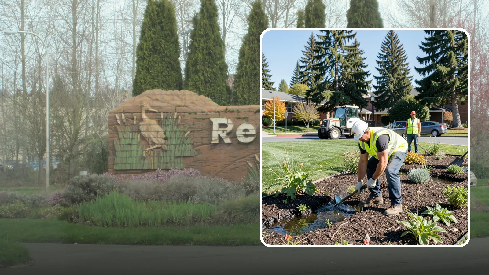 Rain Garden Maintenance in Renton, King County, WA - Upkeep of rain garden plantings, mulch, and infiltration surfaces to preserve treatment function.