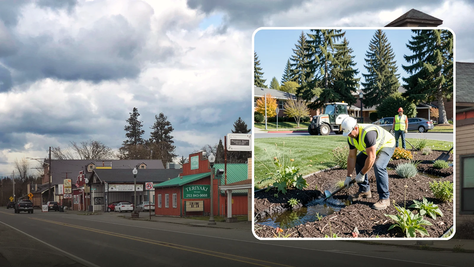 Rain Garden Maintenance in Roy, Pierce County, WA - Upkeep of rain garden plantings, mulch, and infiltration surfaces to preserve treatment function.