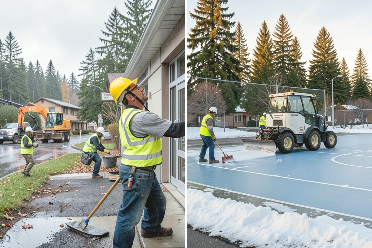 Rain Garden Maintenance in Ruston, Pierce County, WA - Inspect plantings, mulch depth, and inlet and overflow points