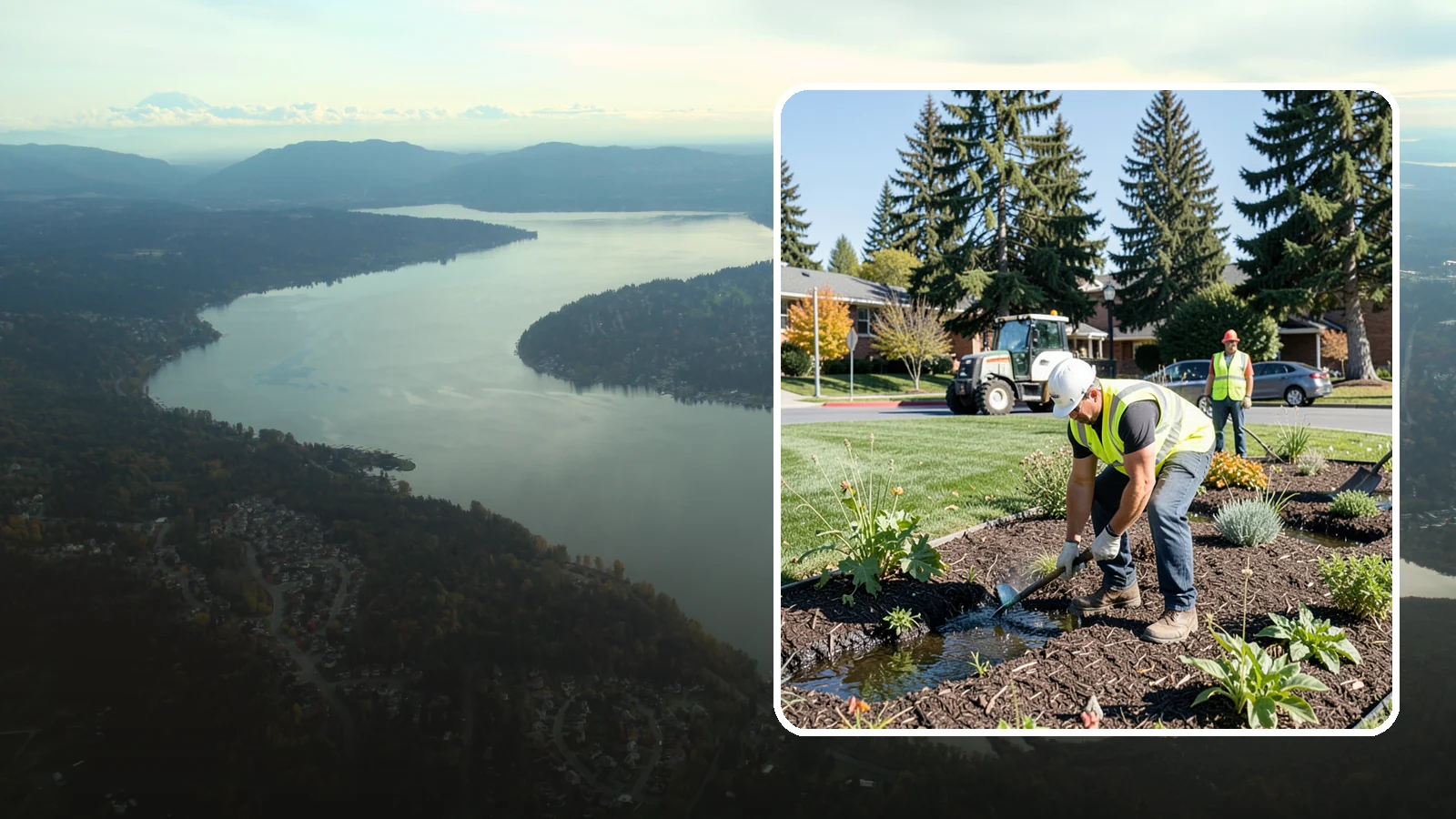 Rain Garden Maintenance in Sammamish, King County, WA - Upkeep of rain garden plantings, mulch, and infiltration surfaces to preserve treatment function.