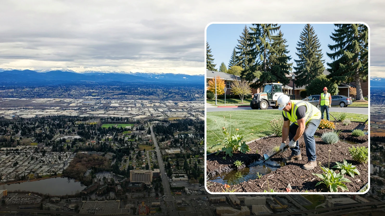Rain Garden Maintenance in SeaTac, King County, WA - Upkeep of rain garden plantings, mulch, and infiltration surfaces to preserve treatment function.