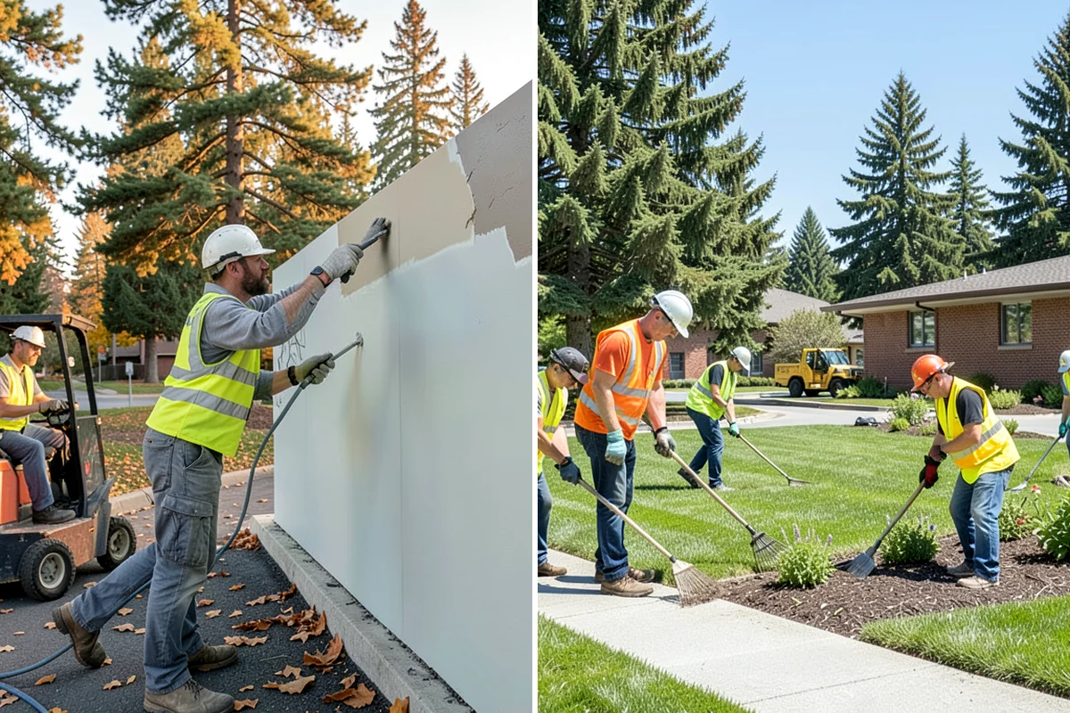 Rain Garden Maintenance in SeaTac, King County, WA - Inspect plantings, mulch depth, and inlet and overflow points