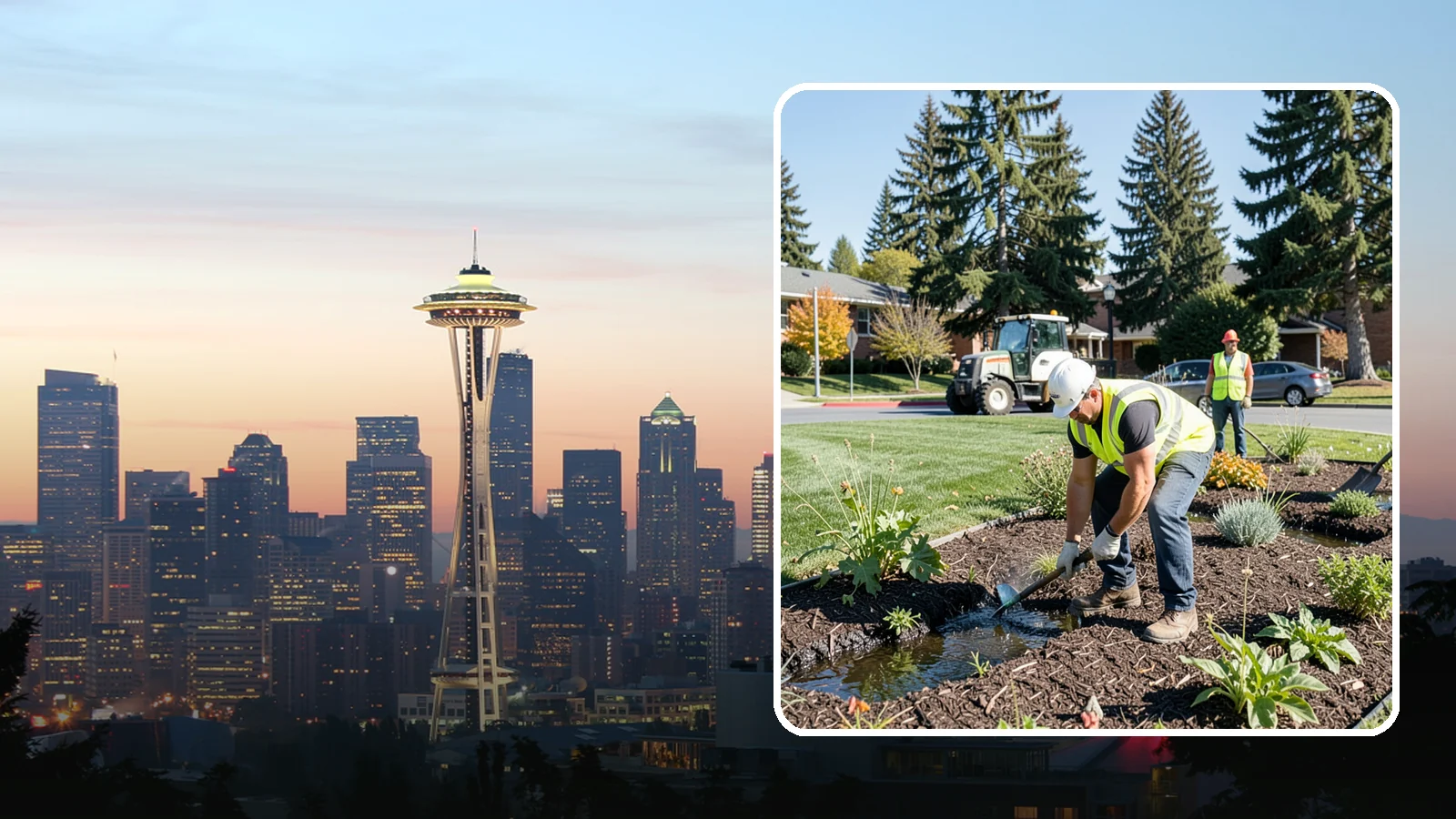 Rain Garden Maintenance in Seattle, King County, WA - Upkeep of rain garden plantings, mulch, and infiltration surfaces to preserve treatment function.