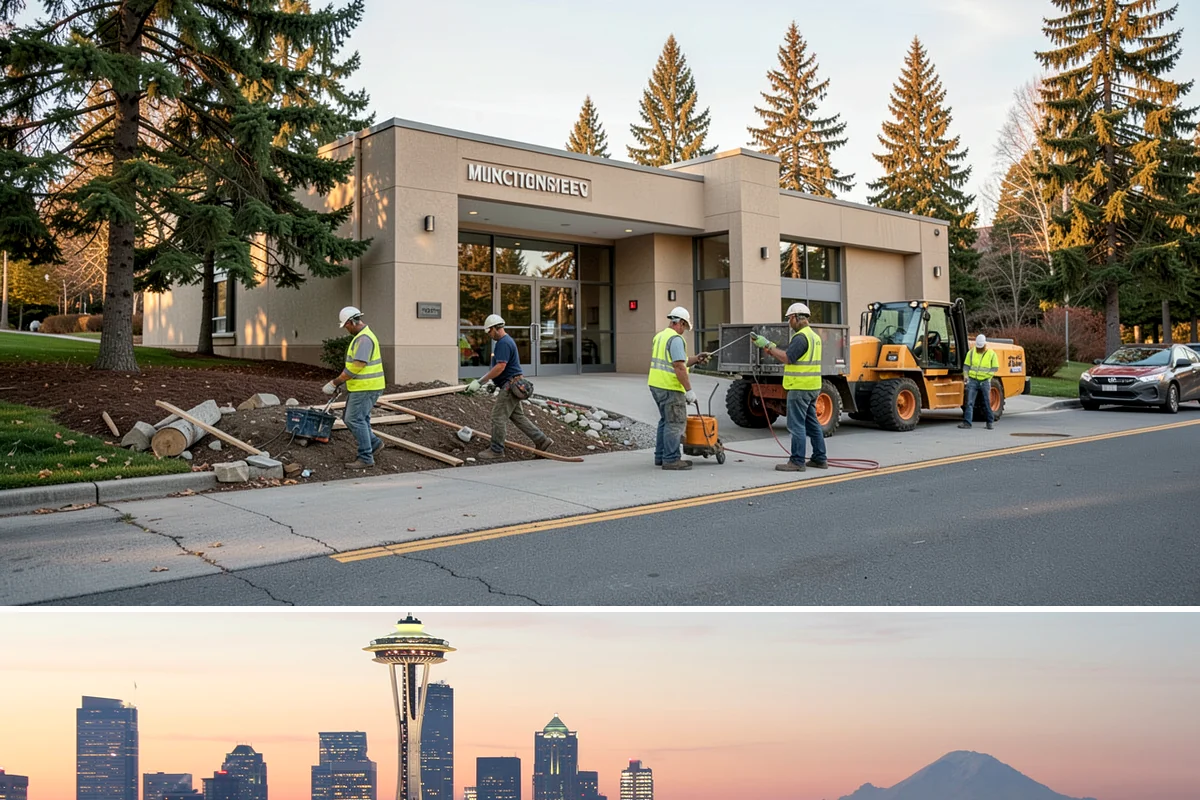 Rain Garden Maintenance in Seattle, King County, WA - Planting and mulching are scheduled for spring and early fall, aligning with the wet planting window Pacific Northwest natives...