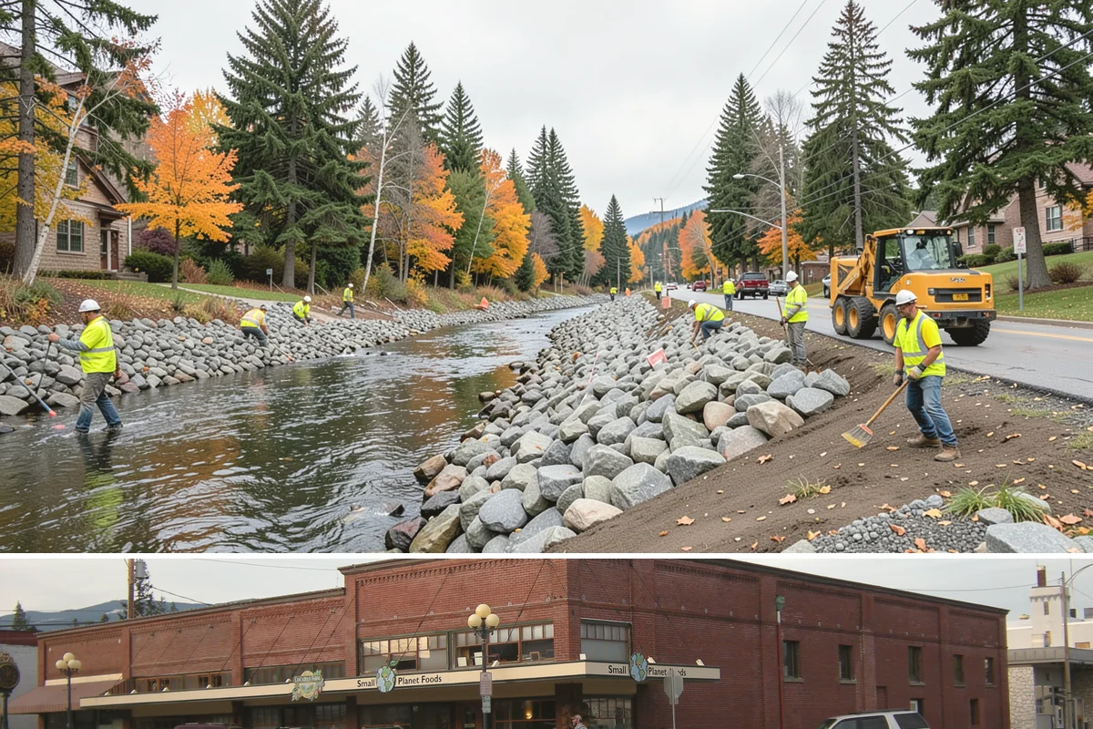 Rain Garden Maintenance in Sedro-Woolley, Skagit County, WA - Planting and mulching are scheduled for spring and early fall, aligning with the wet planting window Pacific Northwest natives...