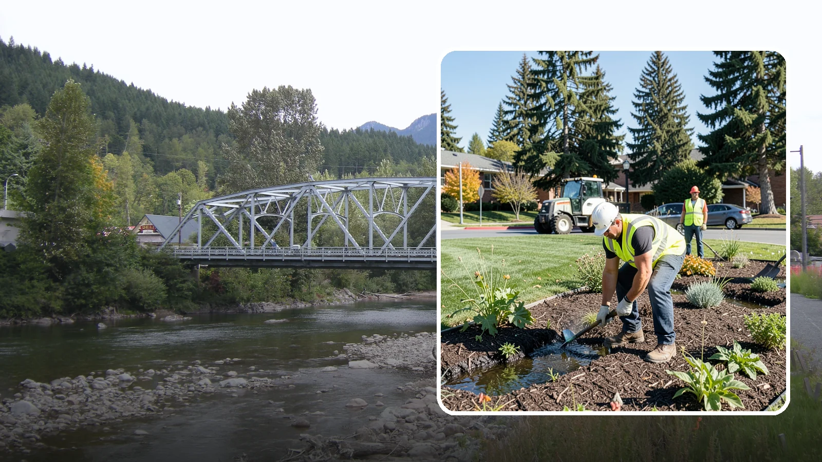 Rain Garden Maintenance in Skykomish, King County, WA - Upkeep of rain garden plantings, mulch, and infiltration surfaces to preserve treatment function.