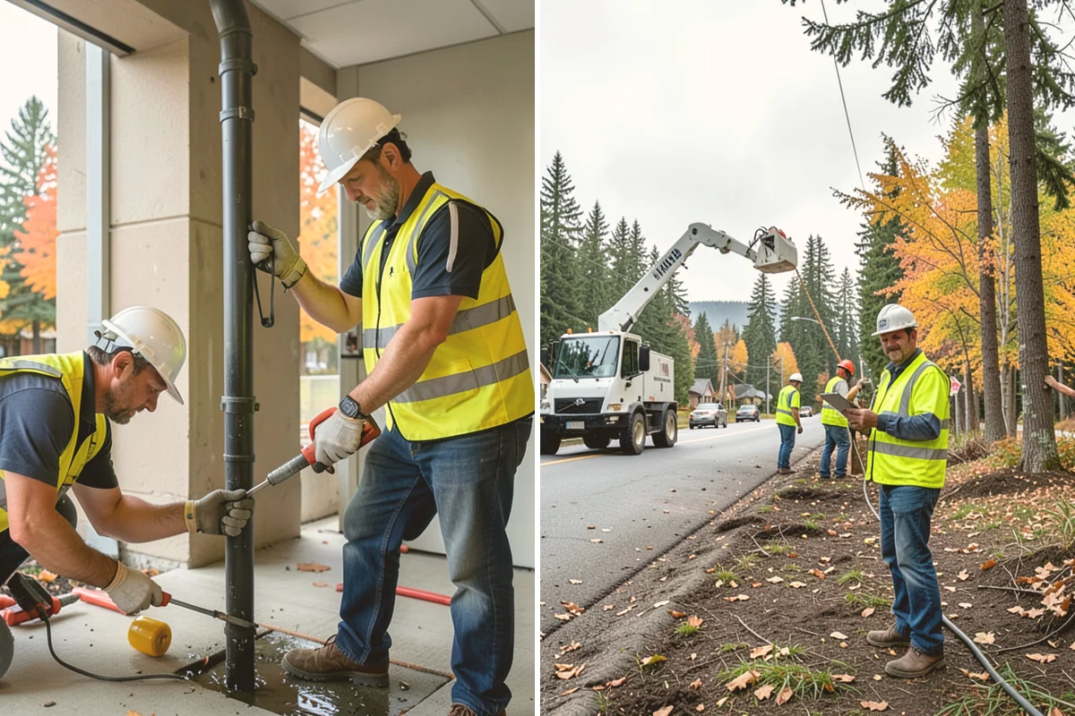 Rain Garden Maintenance in Stanwood, Snohomish County, WA - Inspect plantings, mulch depth, and inlet and overflow points