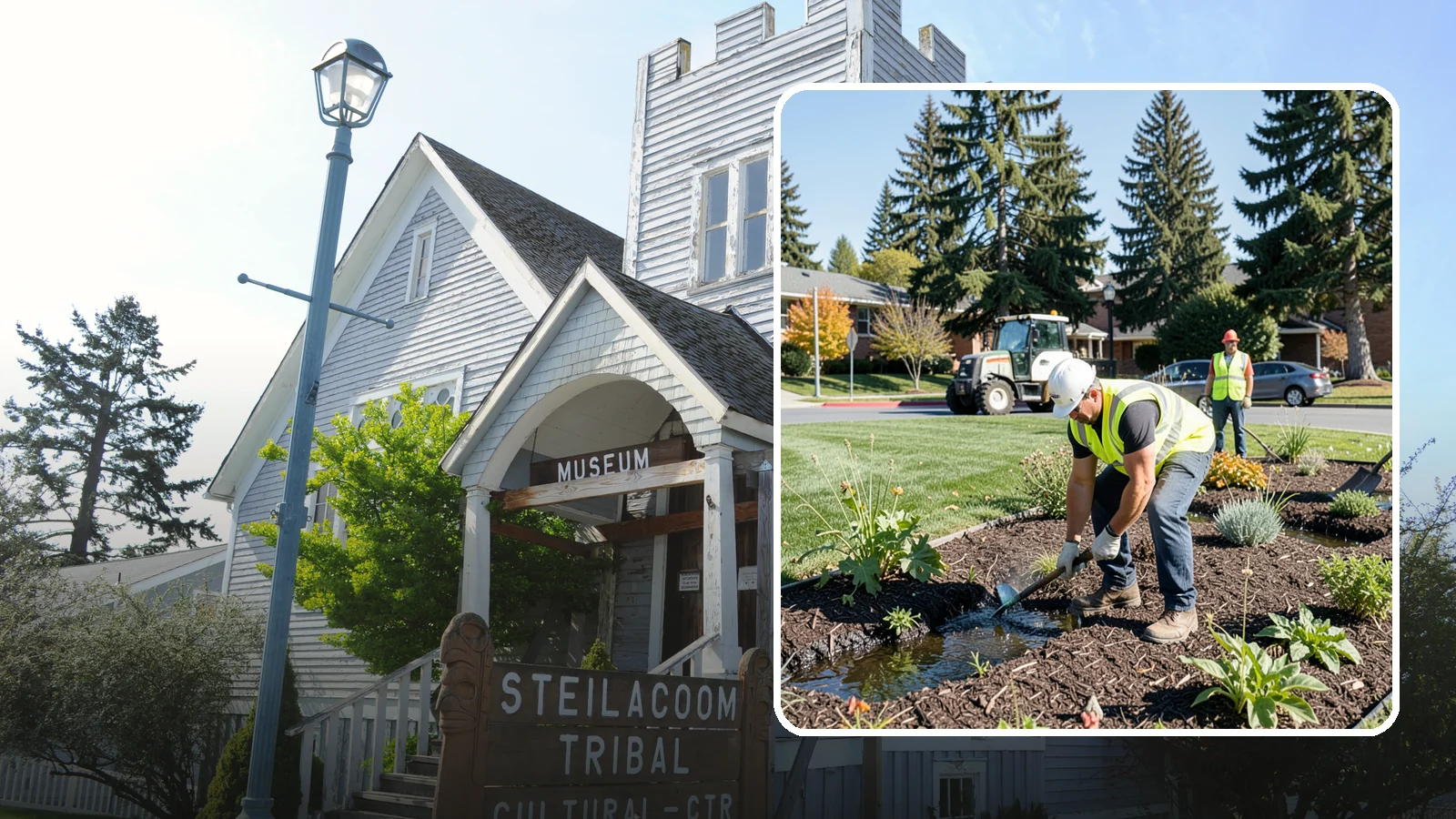 Rain Garden Maintenance in Steilacoom, Pierce County, WA - Upkeep of rain garden plantings, mulch, and infiltration surfaces to preserve treatment function.