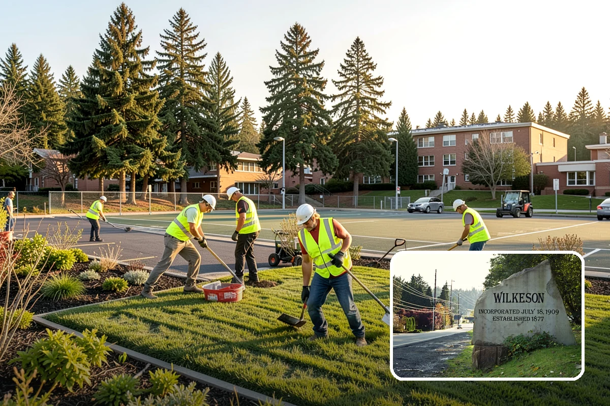 Rain Garden Maintenance in Wilkeson, Pierce County, WA - Preserved infiltration and treatment performance