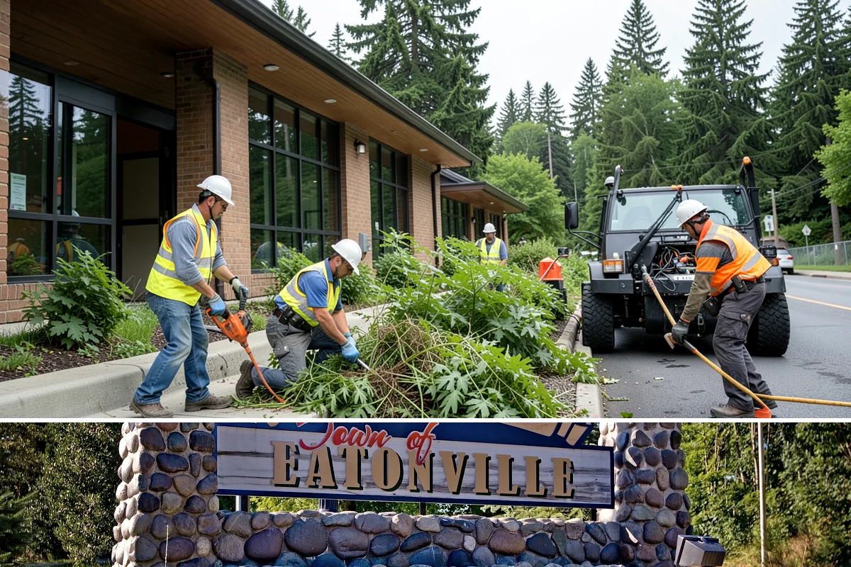 Rapid Graffiti Response in Eatonville, Pierce County, WA - Rapid response operates every day of the year, independent of season, with methods adjusted for cold or wet conditions.
