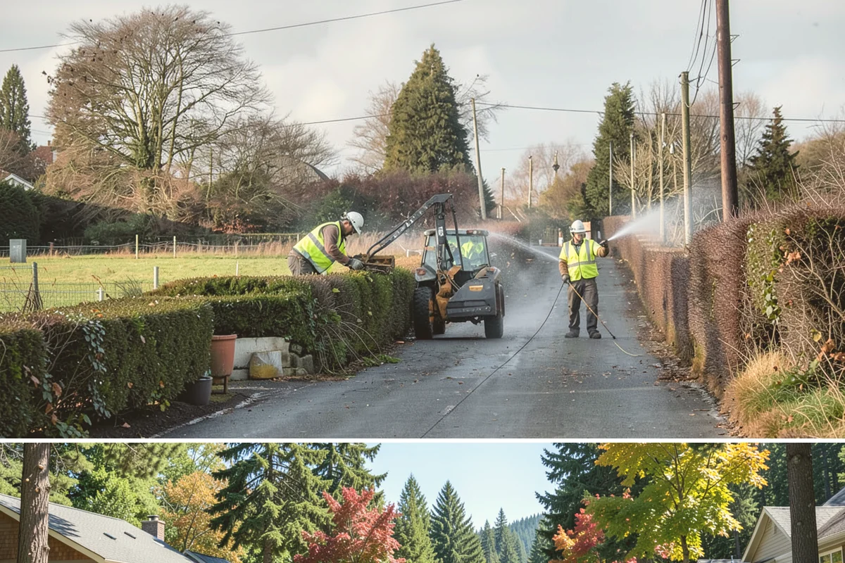 Rapid Graffiti Response in Orting, Pierce County, WA - Rapid response operates every day of the year, independent of season, with methods adjusted for cold or wet conditions.
