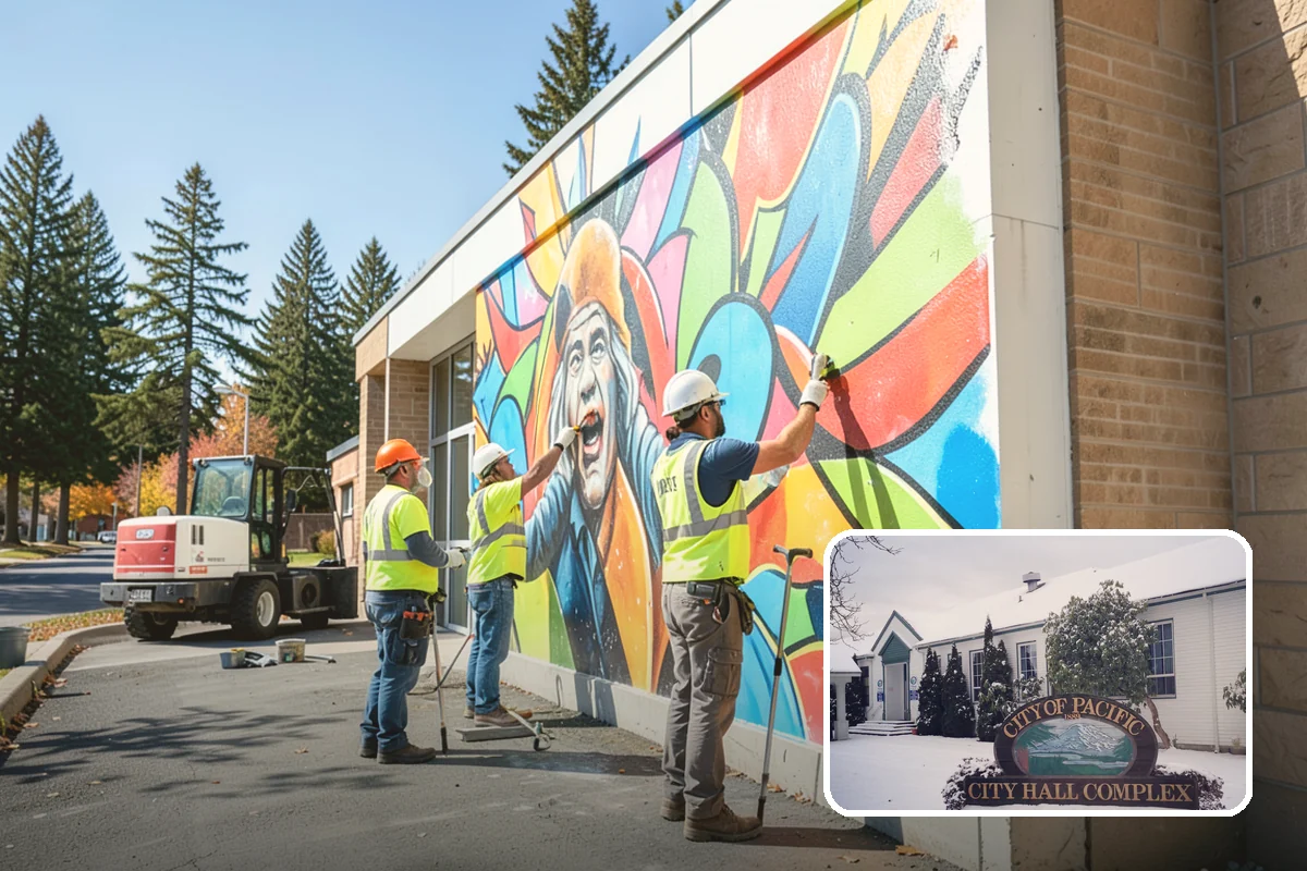 Rapid Graffiti Response in Pacific, King County, WA - A contractually defined rapid removal window for priority sites