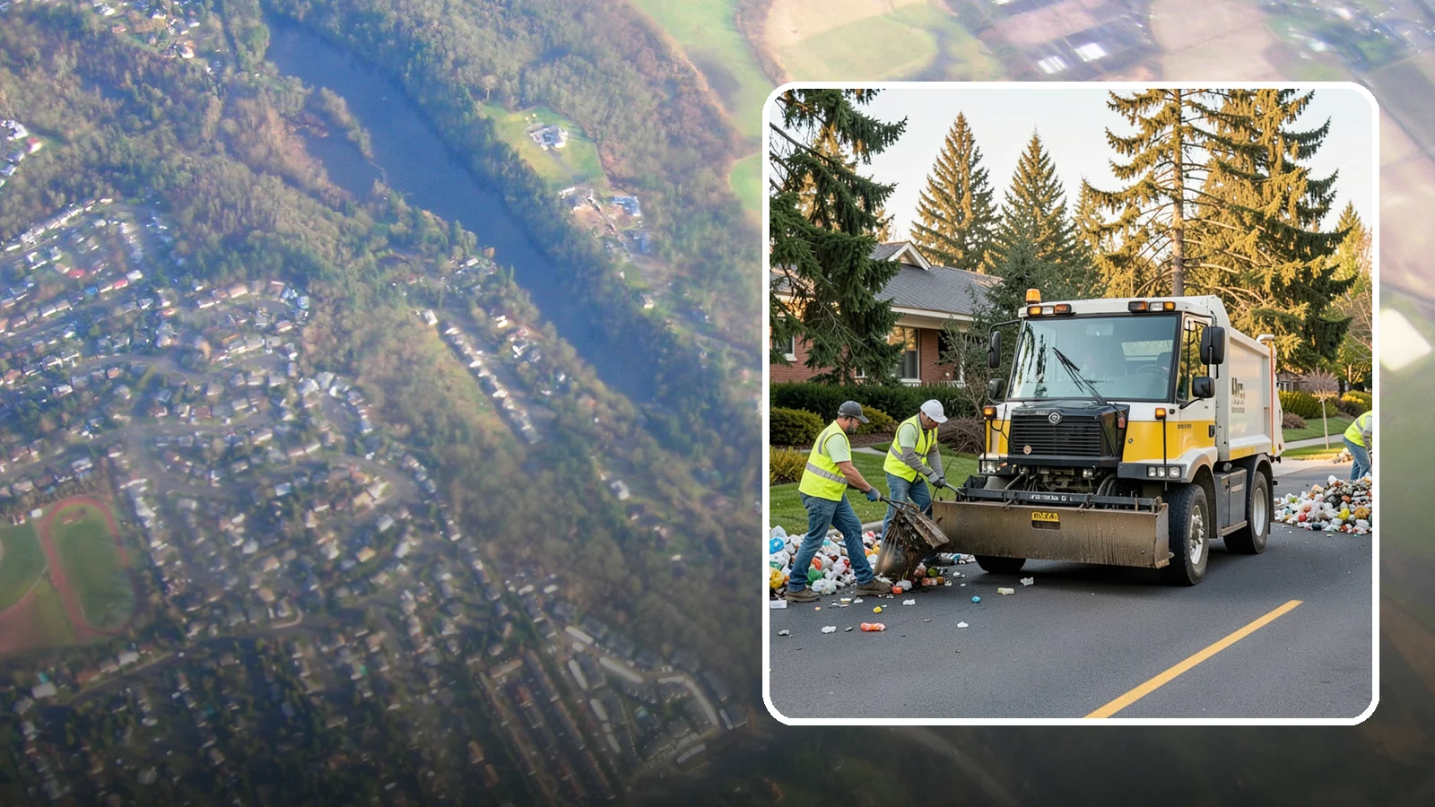 Recycling Collection Support in Algona, King County, WA - Supplemental collection and sorting support for public-space recycling and diversion programs.