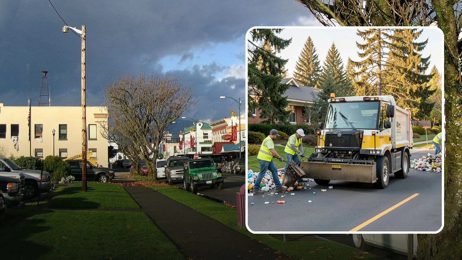 Recycling Collection Support in Arlington, Snohomish County, WA - Supplemental collection and sorting support for public-space recycling and diversion programs.